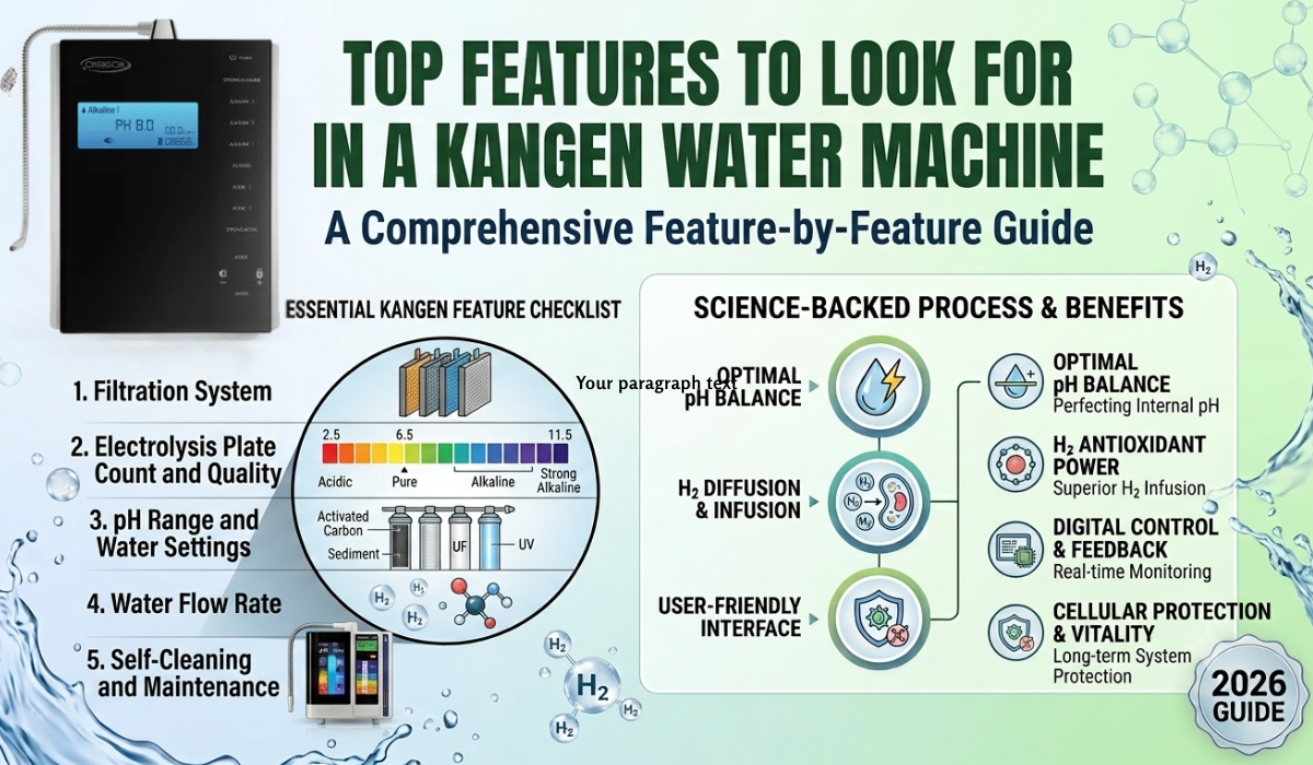 Top Features to Look for in a Kangen Water Machine