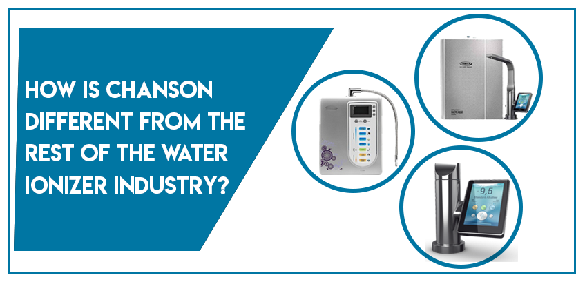how is chanson water different from other water ionizers
