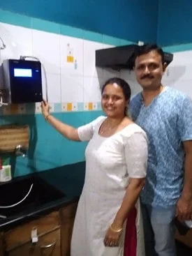 Healthy man benefited by the Chanson Quality Water Purifier