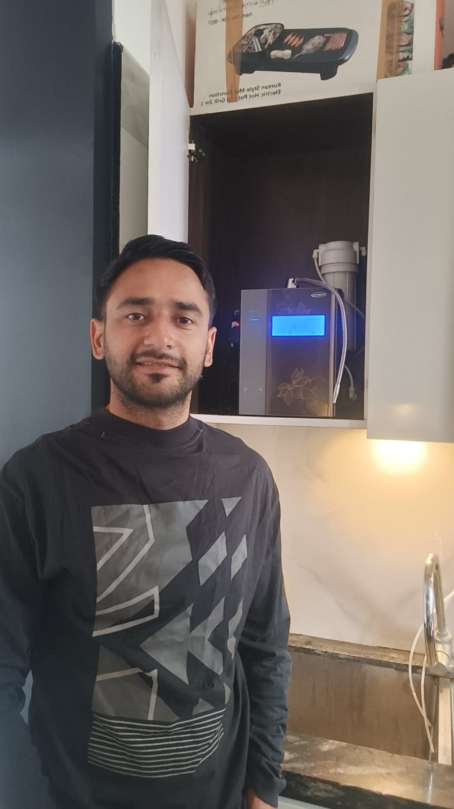 Fresh Installation for Pushpender from Dehradun of Chanson Quality Water Ionizer