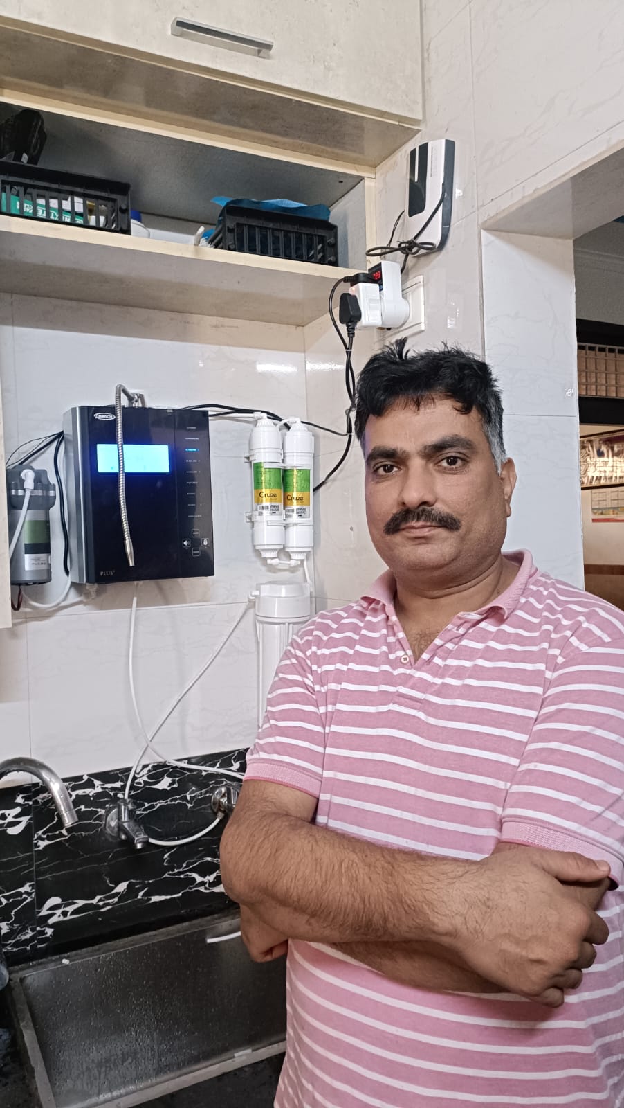 Fresh Installation  of Chanson Quality Water Ionizer