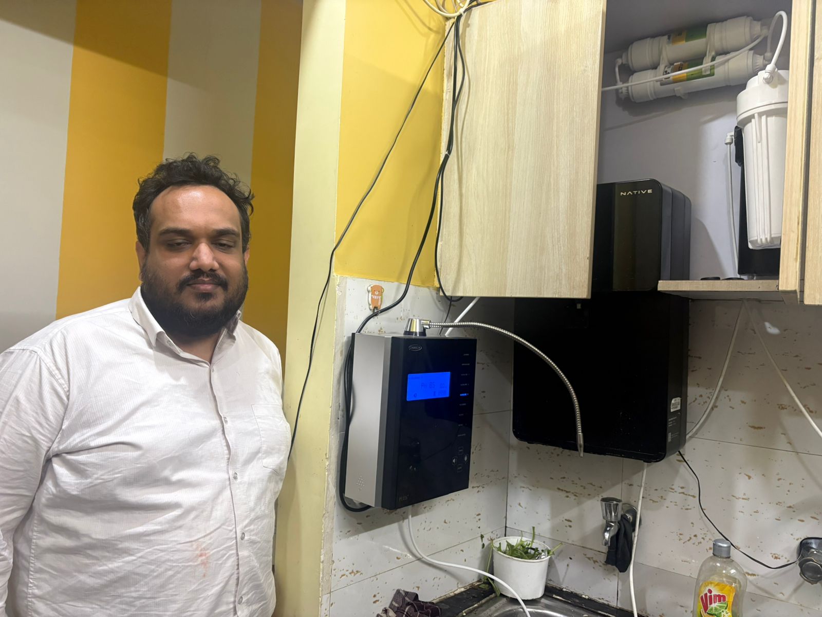 Fresh Installation  of Chanson Quality Water Ionizer