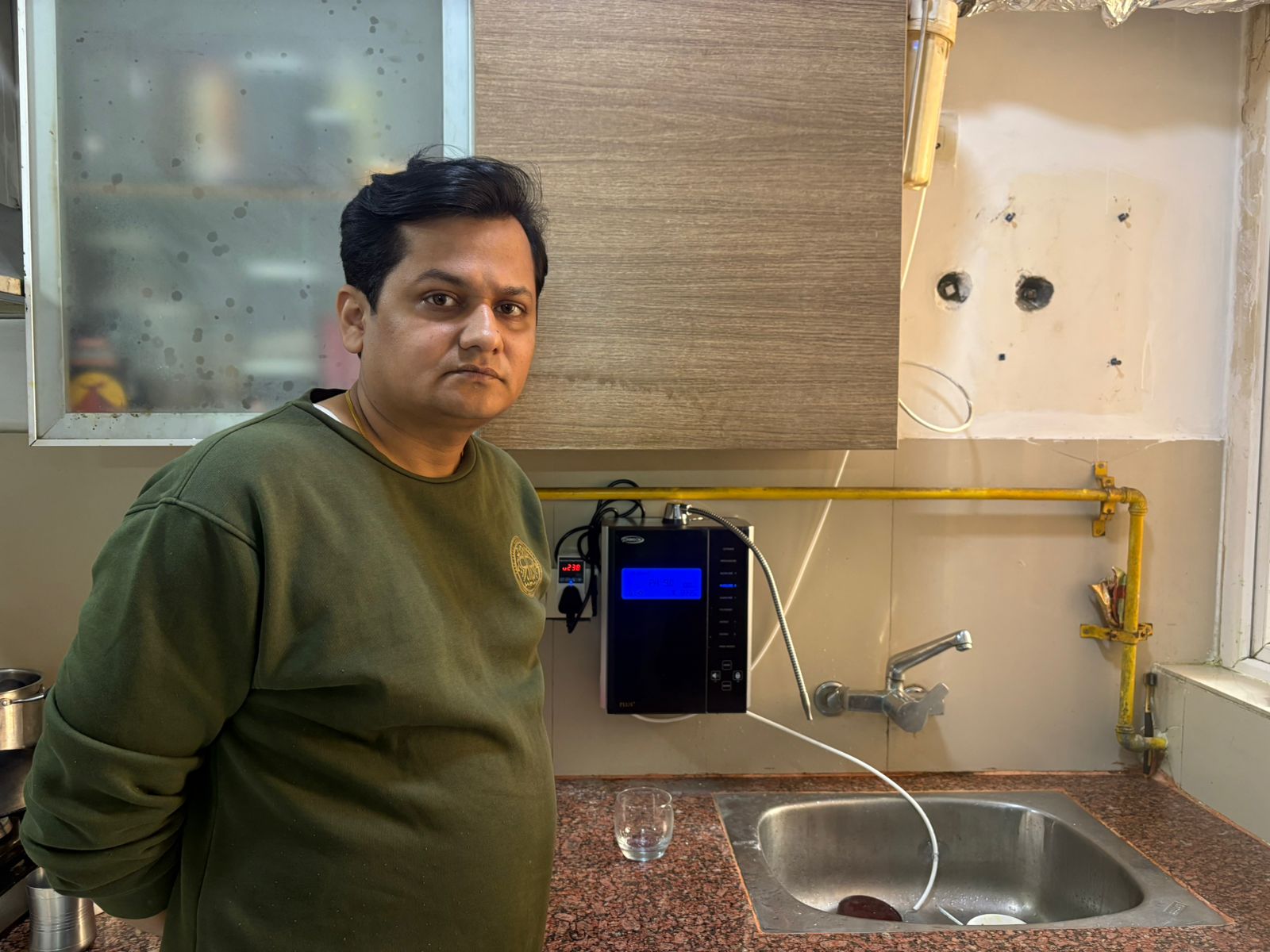 Fresh Installation  of Chanson Quality Water Ionizer